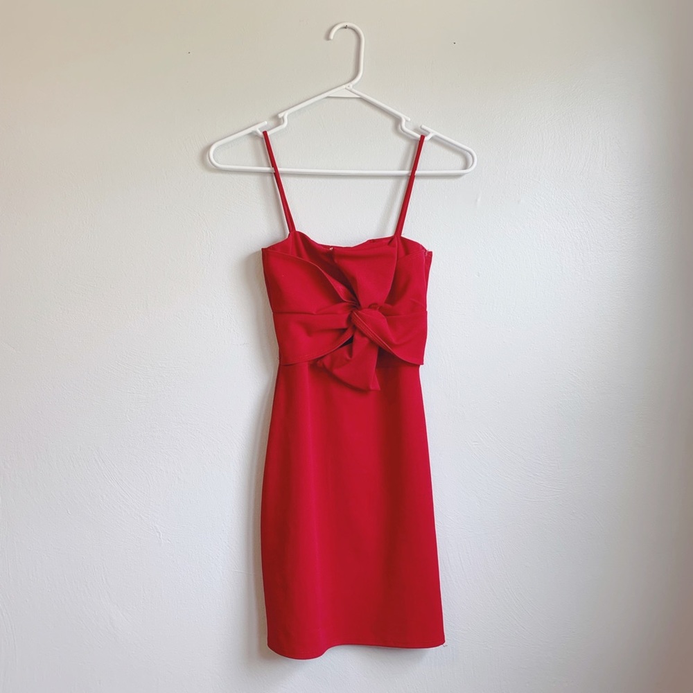 Red dress